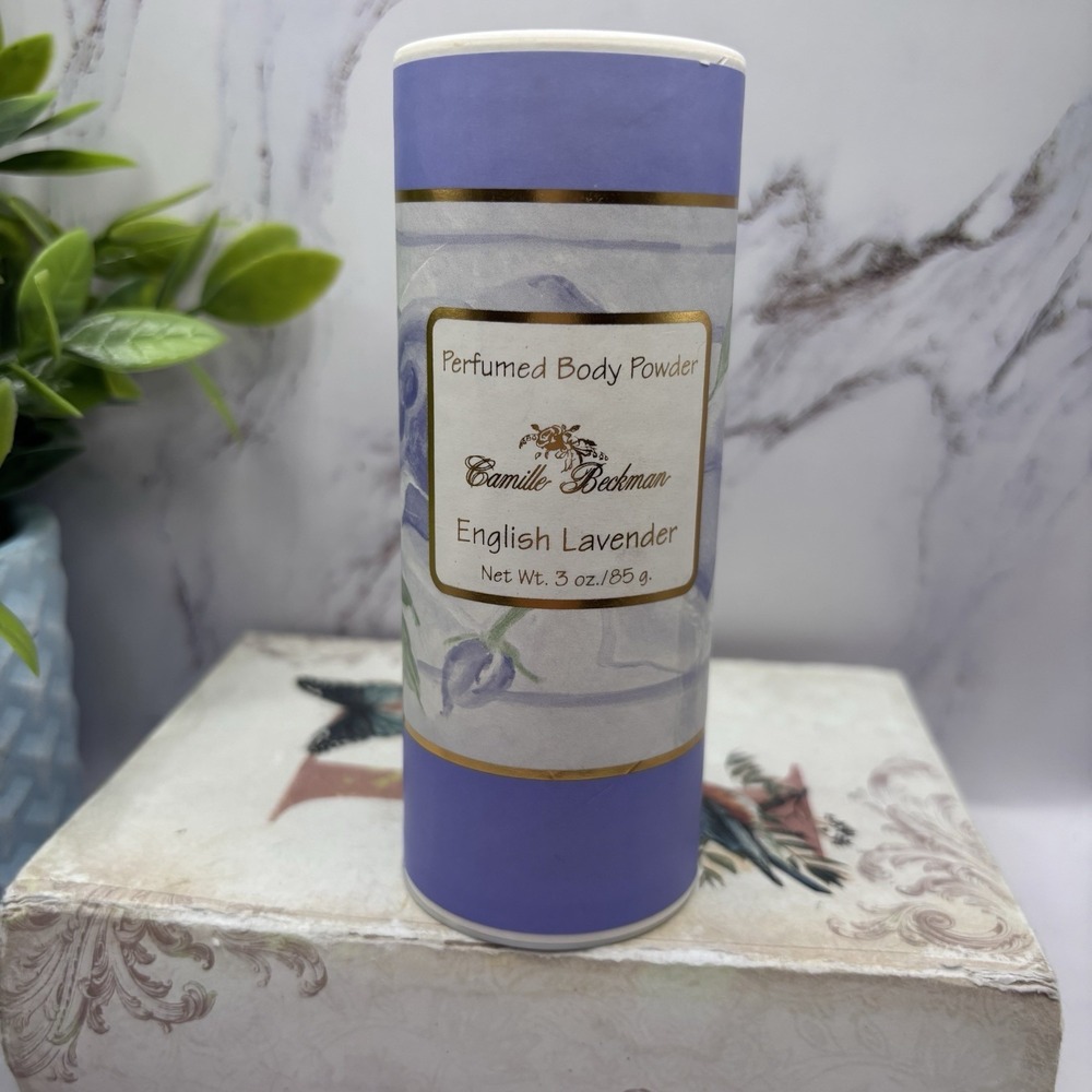 Camille Beckman‎ Perfumed Body Powder 3 oz - English Lavender Scent Sealed